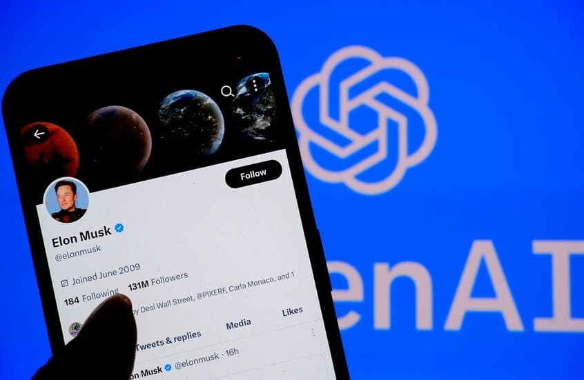 Open AI سکاڵای یاسایی دژی ئیلۆن مەسک تۆمار دەکات