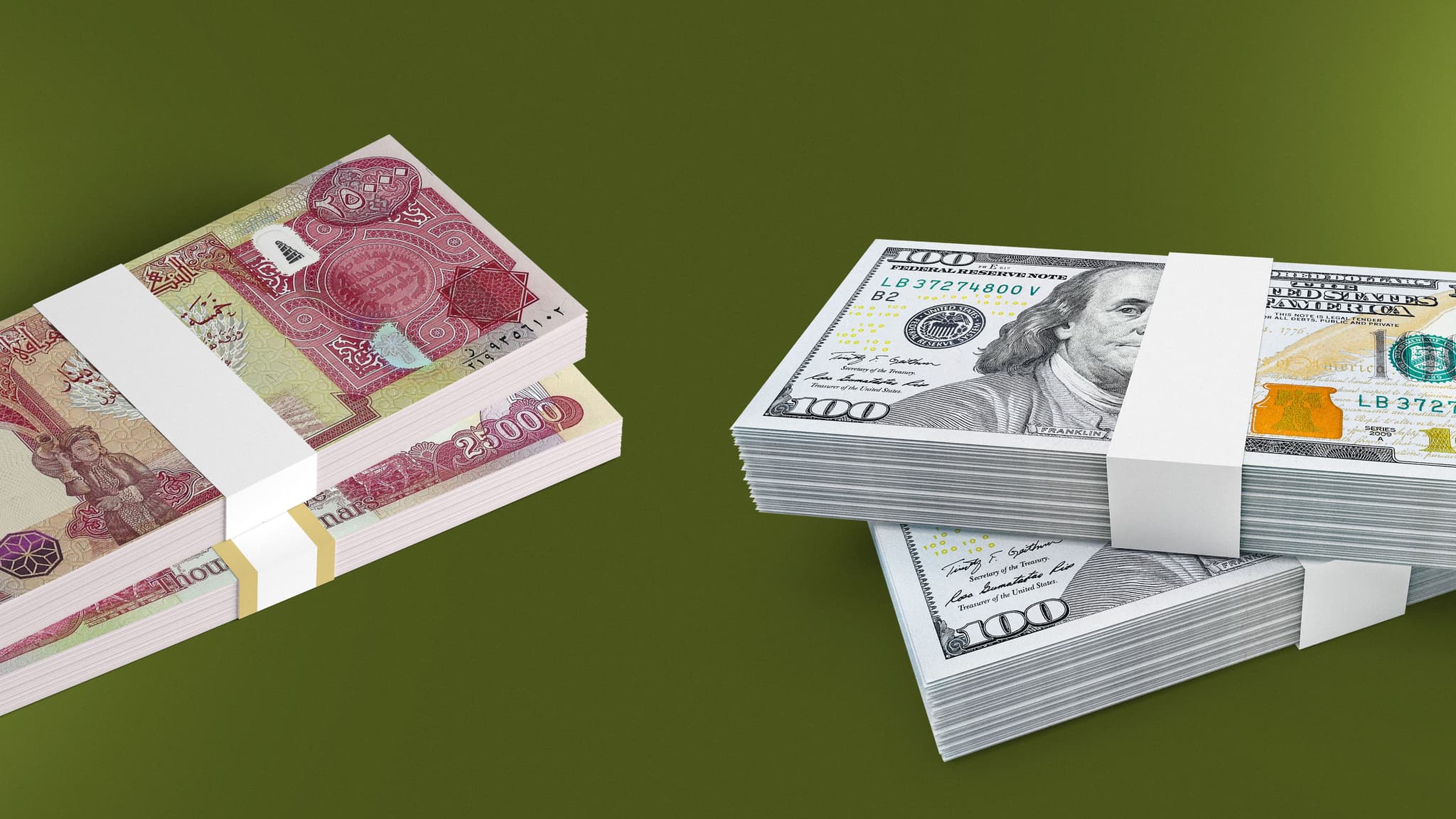 بانکی ناوەندی: لە بەرزکردنەوەی بەهای دینار بەرامبەر دۆلار سەرکەوتوو بووین