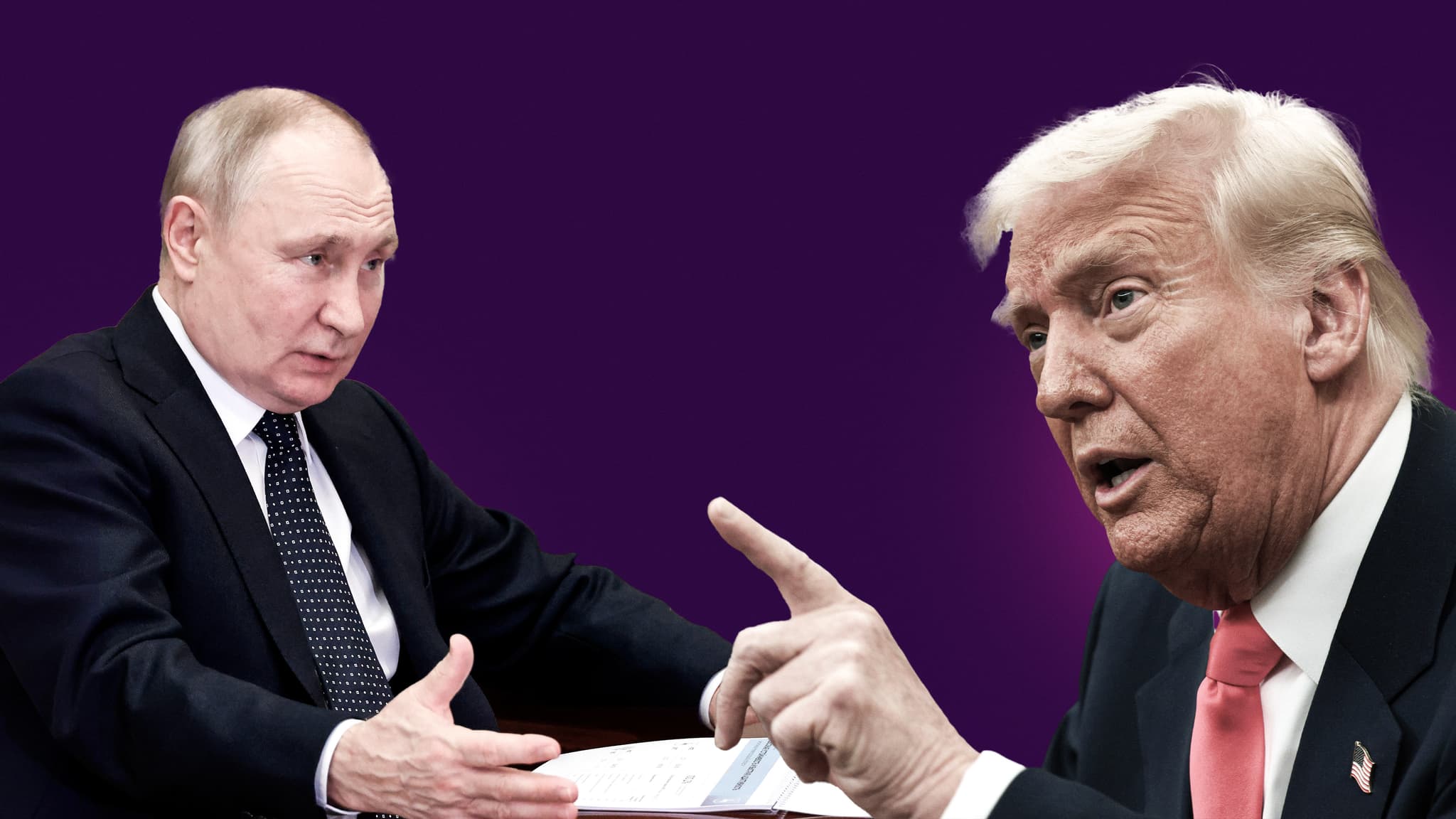 ترەمپ و پووتین لەبارەی جەنگی ئۆکراینا دوو کاتژمێر بە تەلەفۆن قسە دەکەن