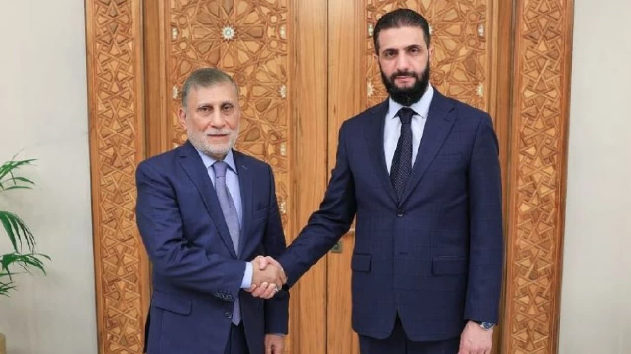 ئەحمەد شەرع پێشوازیی لە نێردەی تایبەتی سەرۆکوەزیرانی عێراق کرد