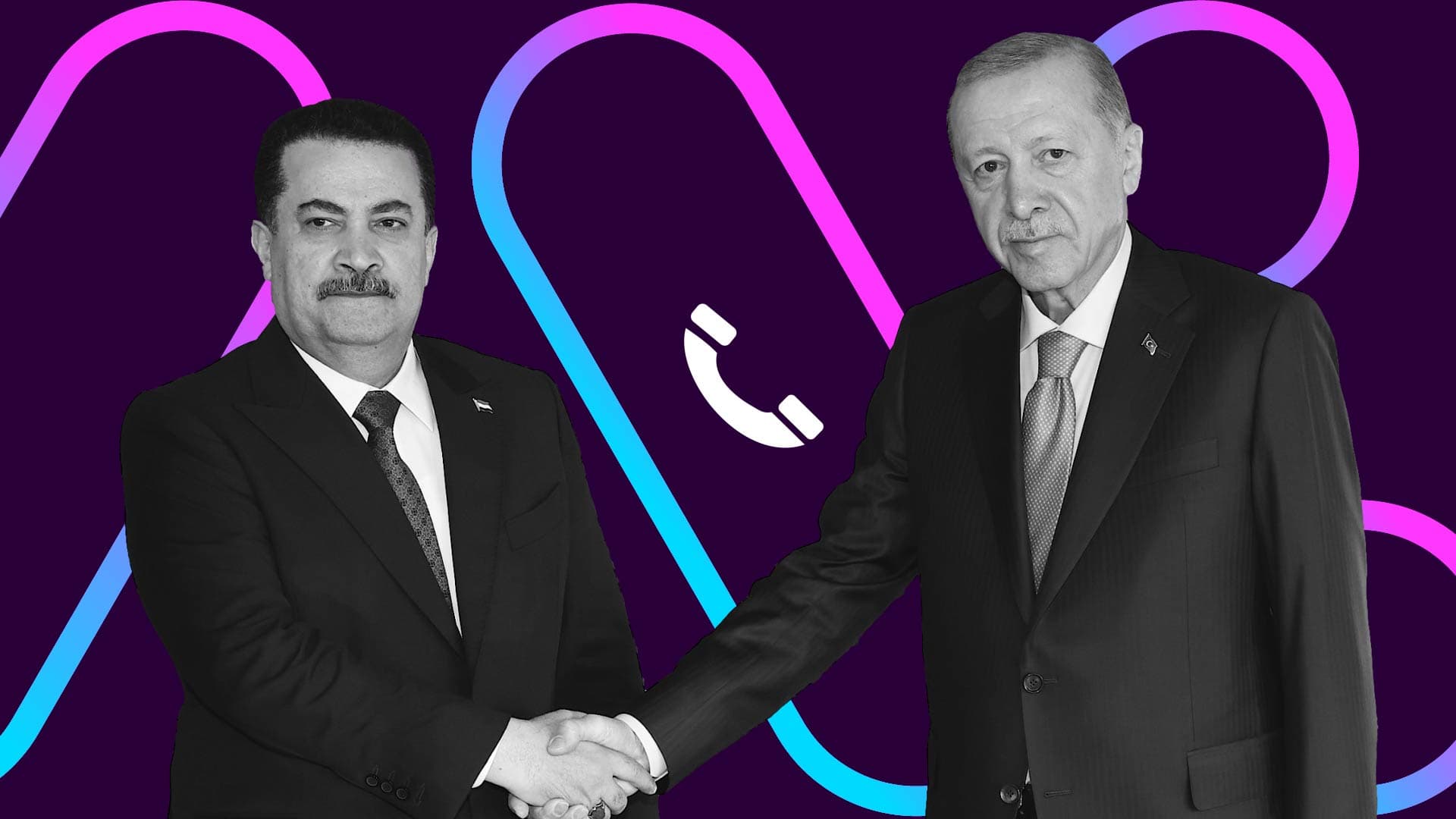 ئەردۆغان داوا لە سوودانی دەکات عێراق لە جەنگی نێوان ئێران و ئیسرائیل دووربخاتەوە