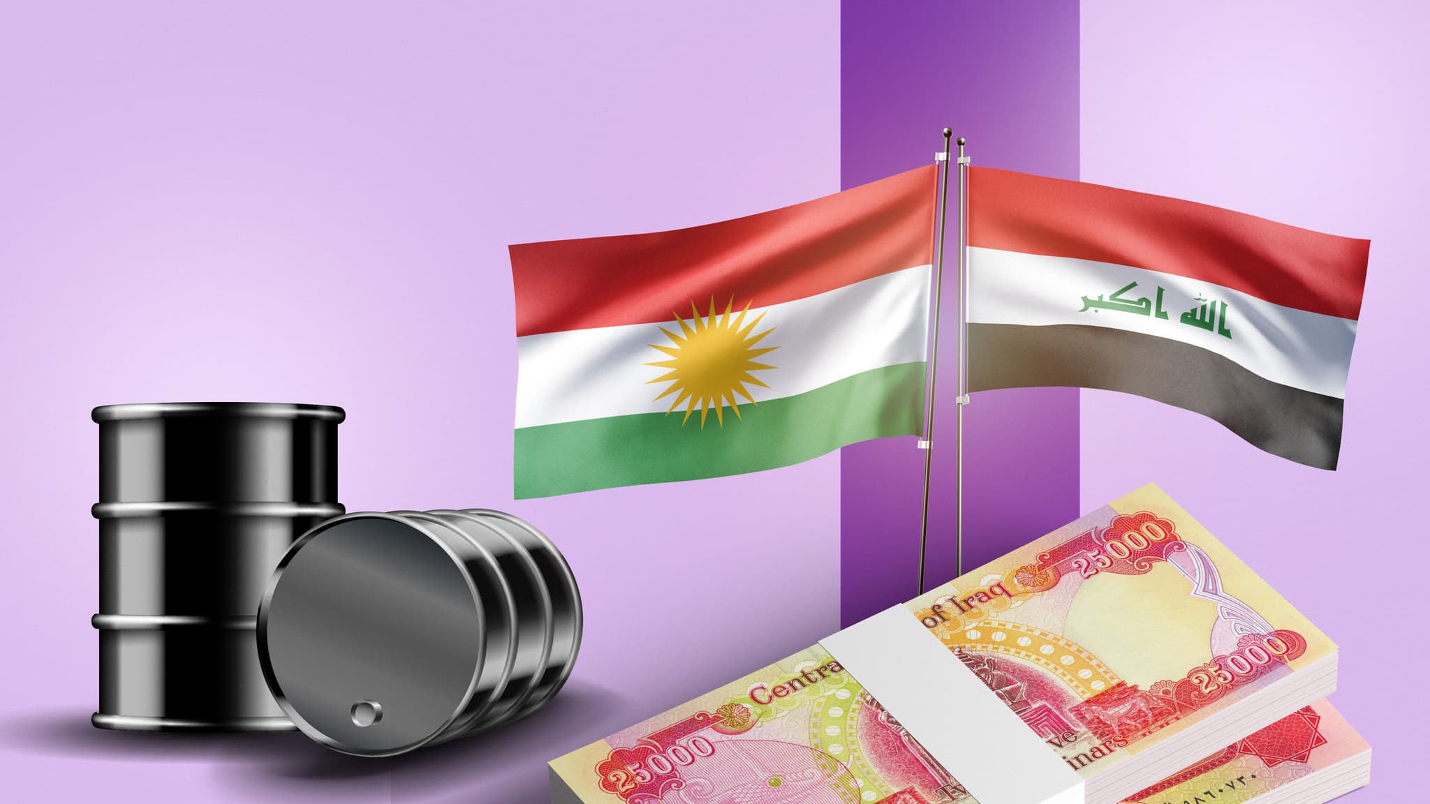 شاندێكی عێراق بۆ پرسی نەوت و ناردنی مووچە گەیشتە هەولێر