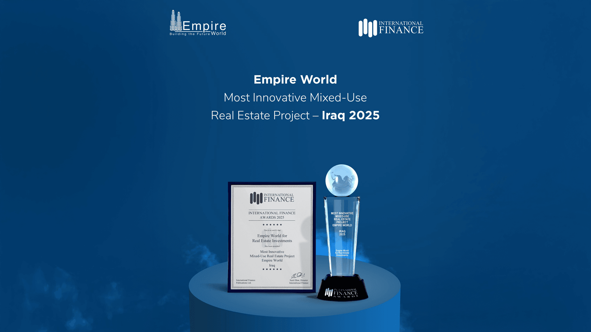 پڕۆژەی ئیمپایەر وۆرڵد خەڵاتێکی نێودەوڵەتیی بەدەست دەهێنێت