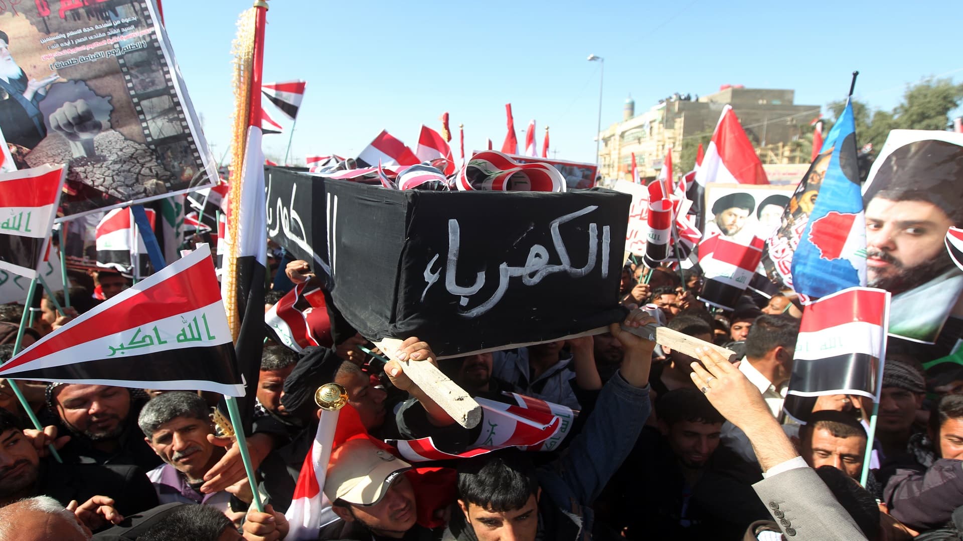 کەمی کارەبا عێراق دەخاتە سەر لێواری تووڕەیی جەماوەری