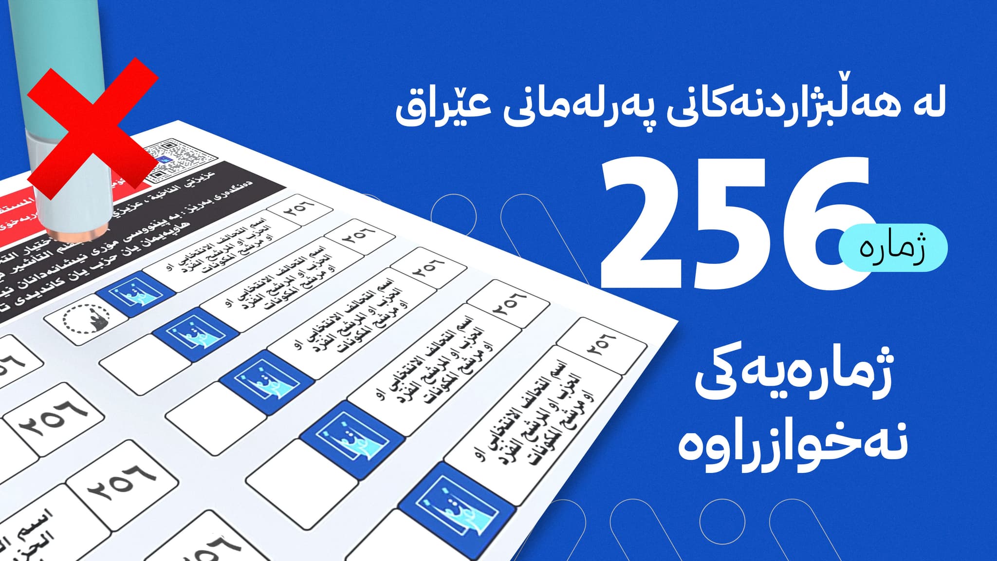 بۆچی کۆمیسیۆن ژمارە 256ـی لە تیروپشکی ژمارەی حیزب و هاوپەیمانێتییەکان دەرکردووە؟