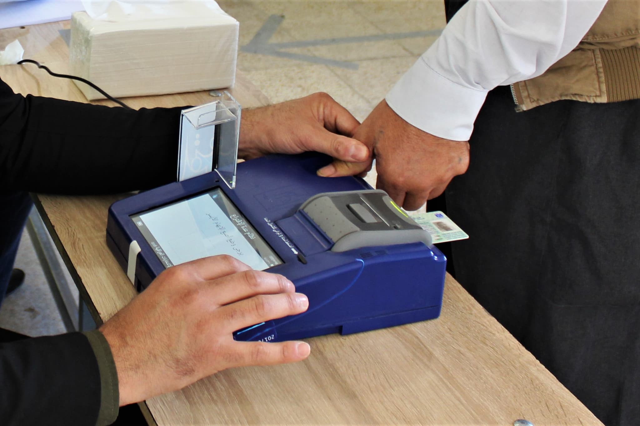 لە عێراق پڕۆسەی دەنگدانی ئەزموونی دەکرێت