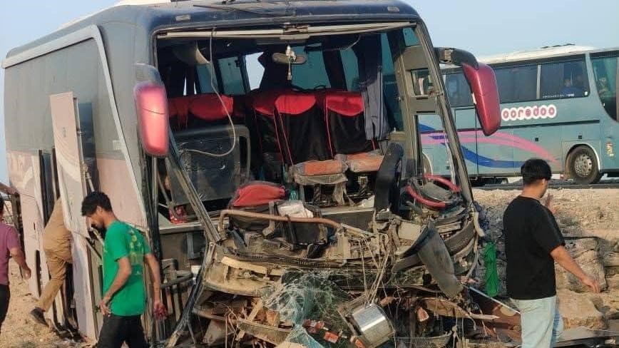 لە ڕووداوێکی هاتووچۆدا 24 زیارەتکاری ئێرانی بریندار بوون