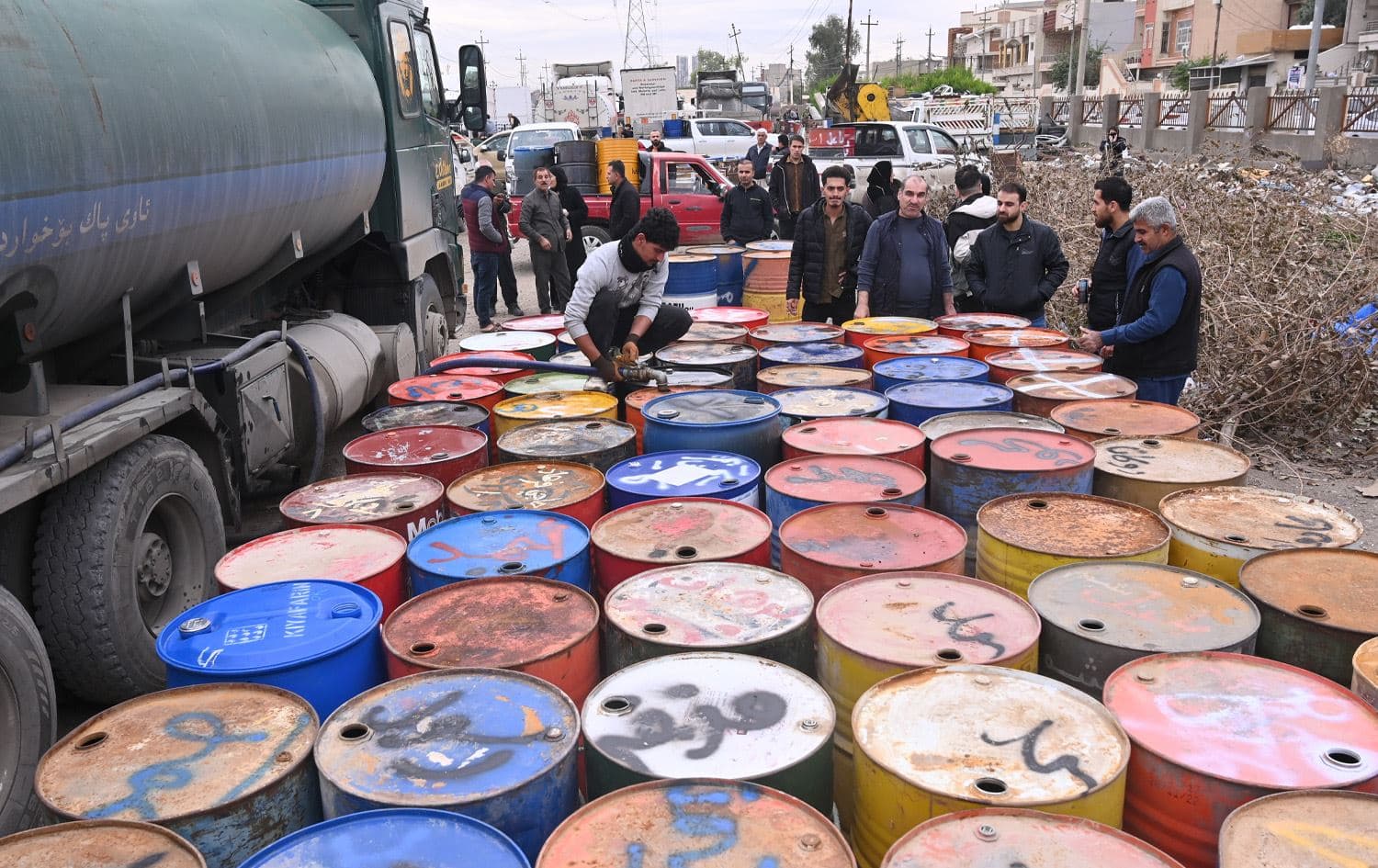 دابەشكردنی نەوت لە سەنتەری شاری سلێمانی نزیكدەبێتەوە