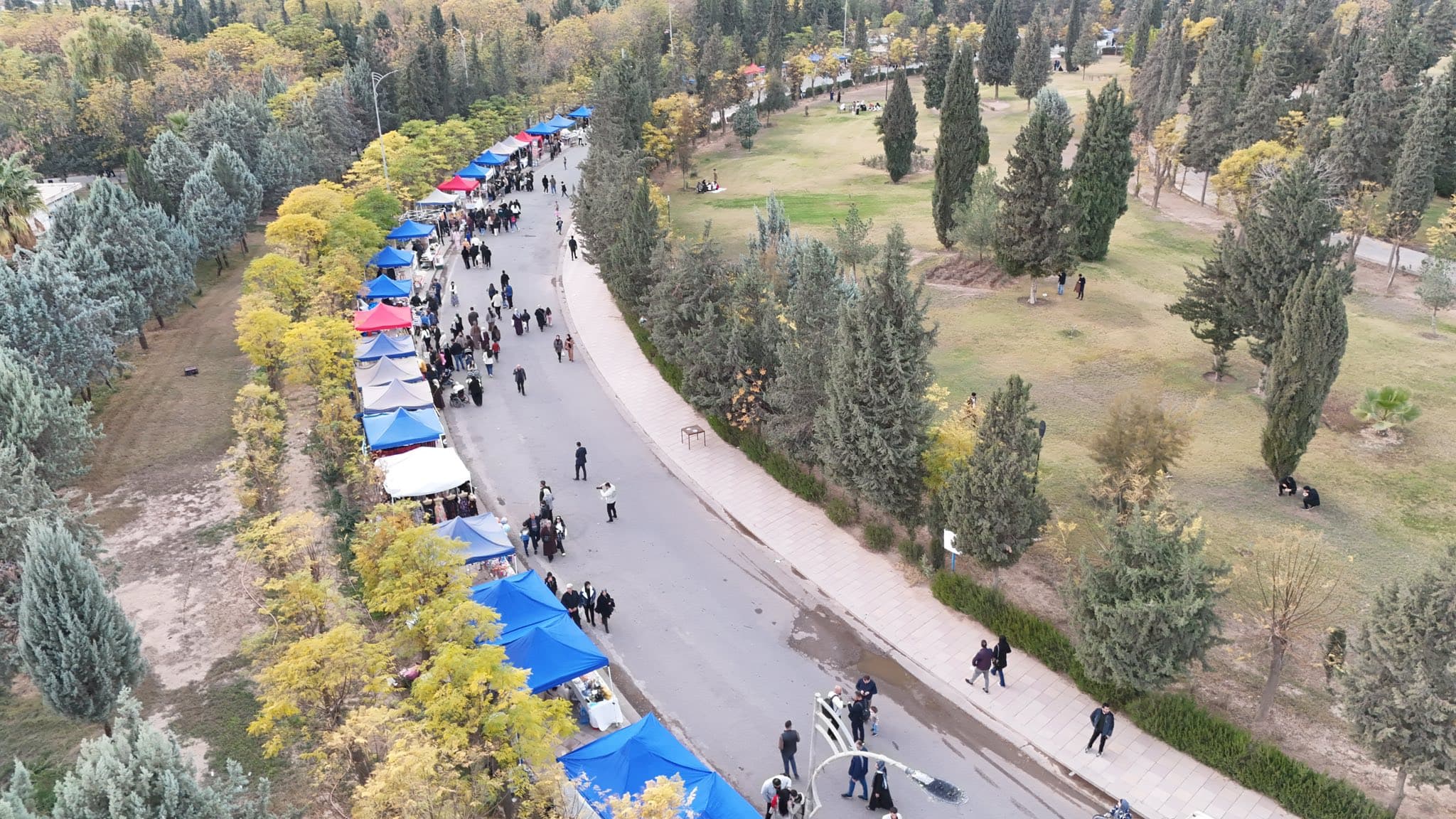 لە پارکی سامی عەبدولڕەحمان فێستیڤاڵی تایبەت بە خواردنە کوردەوارییەکان کراوەتەوە