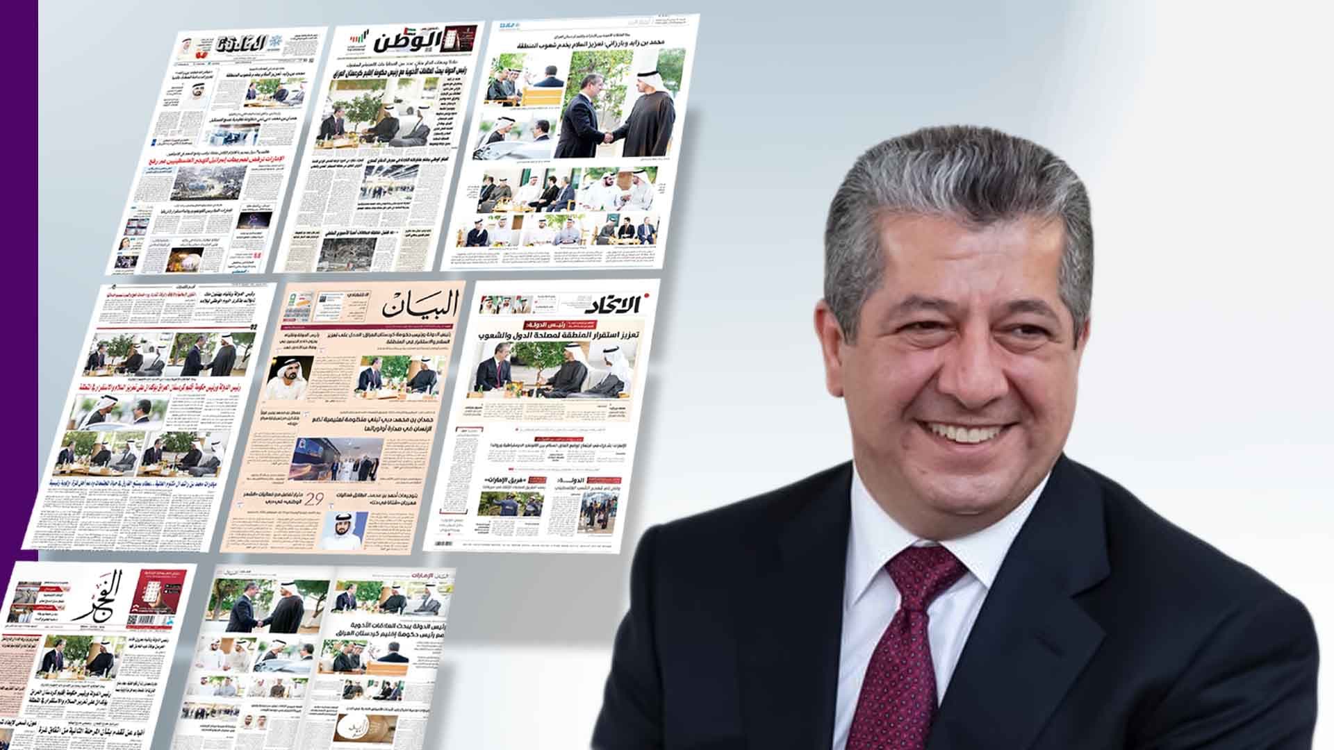 گەیلان حاجی سەعید: سەردانەكەی مەسرور بارزانی بۆ ئیمارات دەرگای پەیوەندییە ئابوورییەكان فراوانتر دەكات