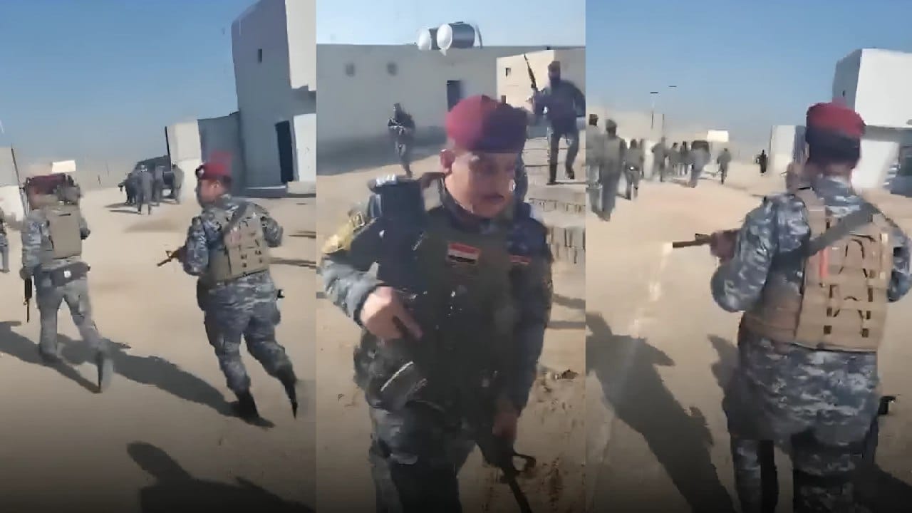 شەڕە تەقە لە نێوان دوو هێزی سەربازیی عێراق ڕوودەدات