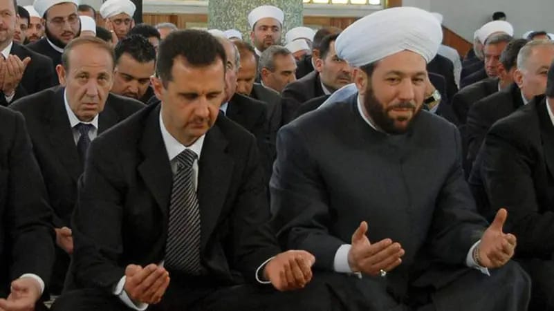 موفتی ڕژێمی پێشووی سووریا لە فڕۆکەخانەی دیمەشق دەستگیر دەکرێت