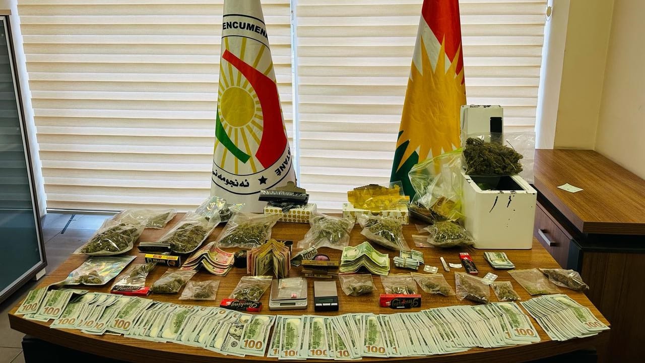 دوو کەس بەتۆمەتی بازرگانیکردن بە ماددەی هۆشبەر دەستگیرکران