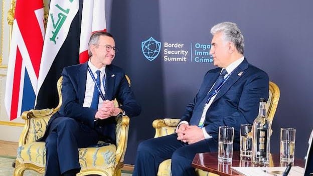 ڕێبەر ئەحمەد لەگەڵ هاوتا فەرەنسییەكەی پرسە ئەمنییەكان تاوتوێ دەكەن