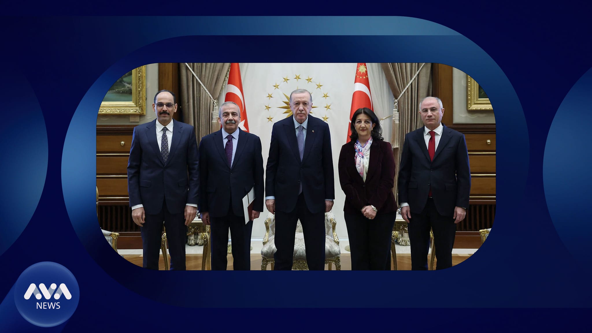 دوای 13 ساڵ ئەردۆغان لەگەڵ شاندی دەم پارتی کۆبووەوە