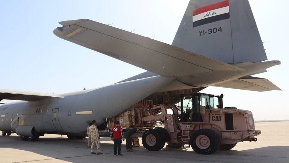 عێراق دەیان تۆن هاوکاریی پزیشکی ڕەوانەی لوبنان دەکات