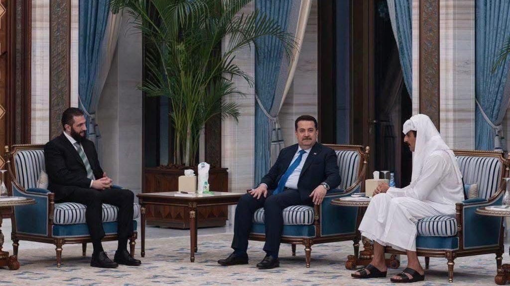 لە قەتەر سوودانی لەگەڵ ئەحمەد شەرع کۆبووەوە