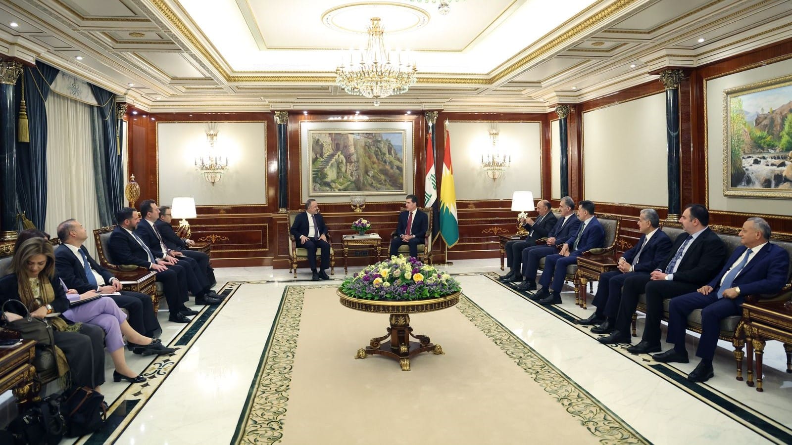 نێچیرڤان بارزانی:  پشتیوانی لە سەرخستنی پرۆسەی ئاشتی لەتوركیا دەكەین