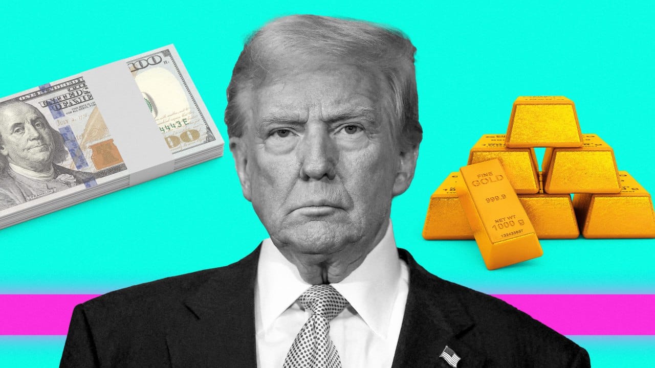 لێدوانێکی ترەمپ بەهای دۆلار دادەبەزێنێت و نرخی زێریش بەرز دەکاتەوە