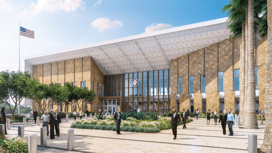 ئەمریکا گەورەترین کونسوڵخانەی لە جیهاندا لە هەولێر دەکاتەوە