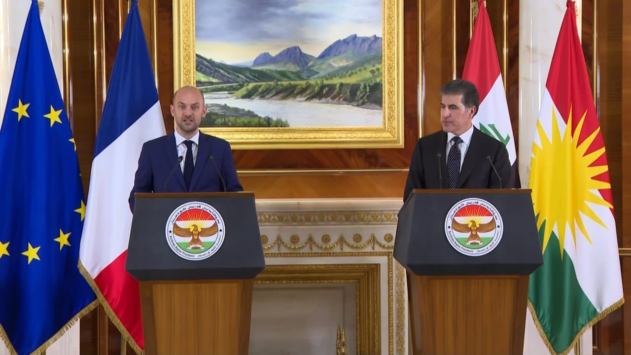وەزیری دەرەوی فەڕەنسا: پشتیوانیی خۆمان بۆ هەرێمی كوردستان دووپات دەكەینەوە