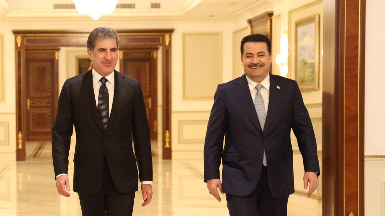 نێچێرڤان بارزانی پیرۆزبایی لە سوودانی دەکات