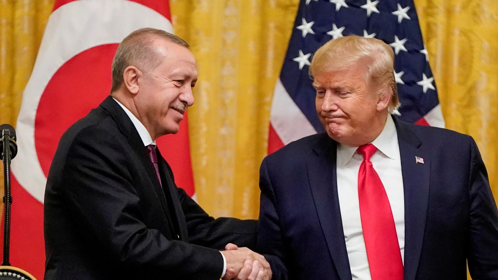 ئەردۆغان ترەمپ بۆ تورکیا بانگهێشت دەکات