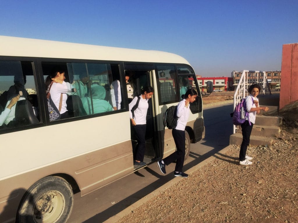 لە سلێمانی کامێرای چاودێری و جی پی ئێس لەنێو پاسی گواستنەوەی قوتابیان دادەنرێت