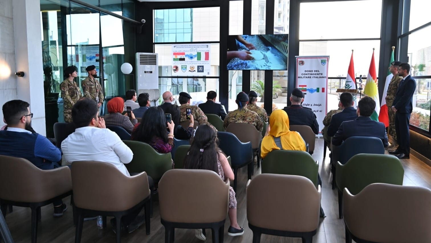 ئیتاڵیا خولی ڕاهێنانی پیشەیی خواردن و خواردنەوە بۆ گەنجانی کورد دەکاتەوە