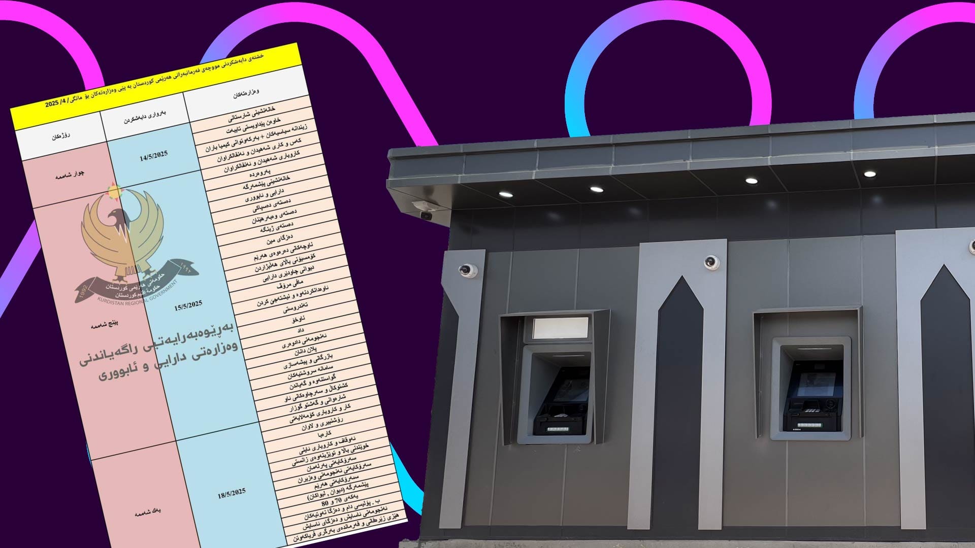 هەژماری من وادەی دابەشکردنی مووچەخۆرانی سێ وەزارەتی ڕاگەیاند