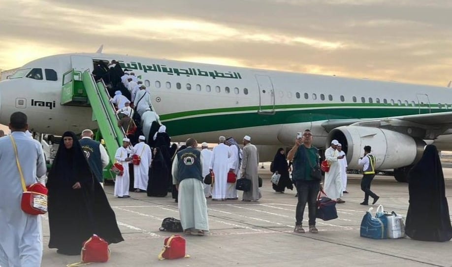 هێڵی ئاسمانی عێراق زیاتر لە 10 هەزار حەجخواز بۆ سعوودیە دەگوازێتەوە