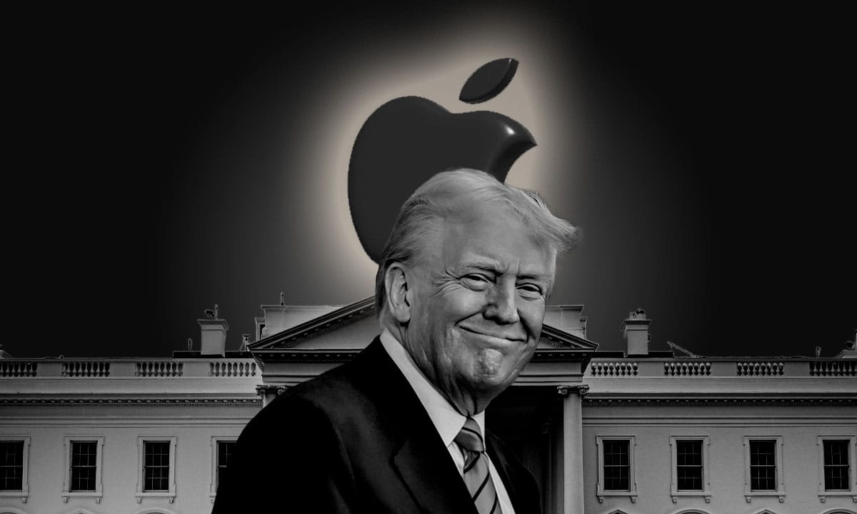 ترەمپ هەڕەشەی سەپاندنی 25٪ گومرگ بەسەر ئەپڵدا دەکات