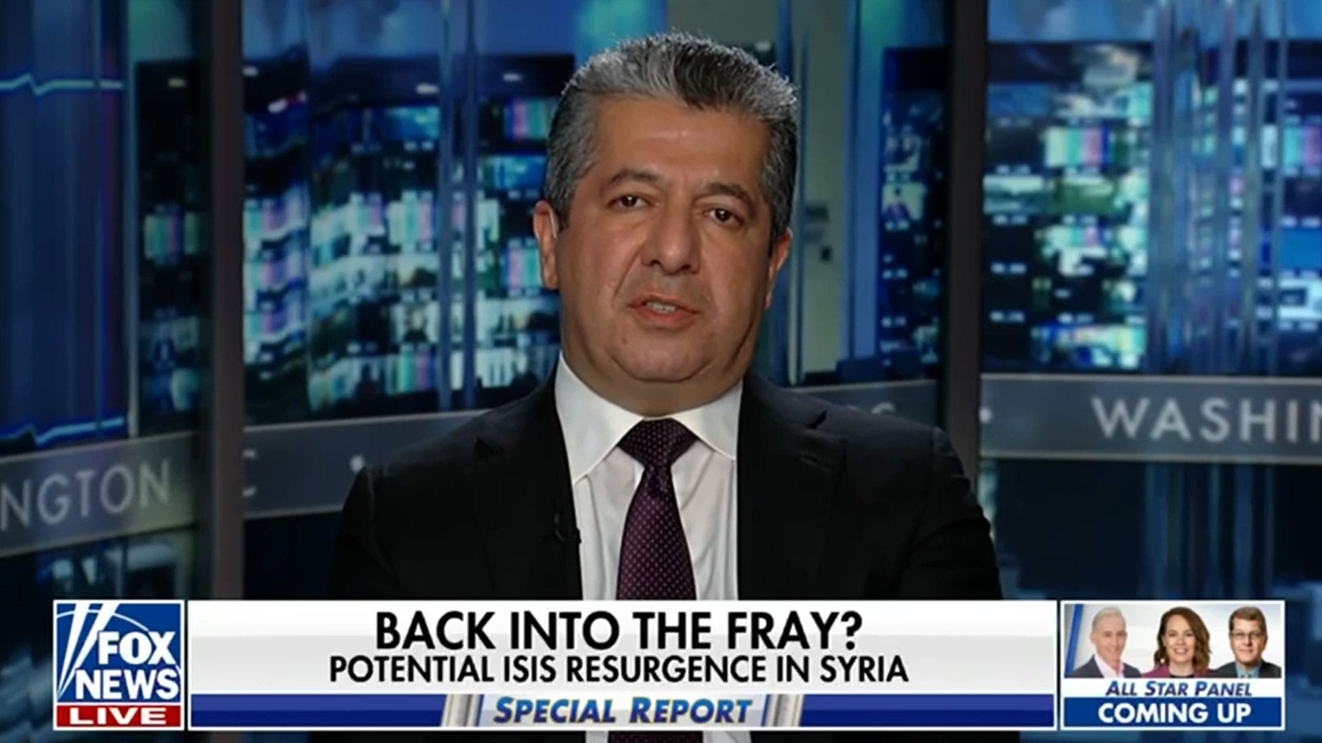 مەسرور بارزانی لە چاوپێکەوتنی لەگەڵ فۆکس نیوزی ئەمریکی باسی چی کرد؟