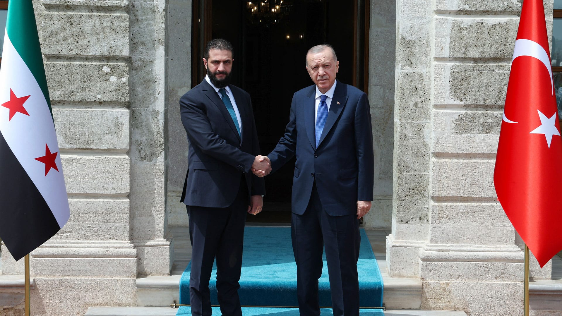 ئەردۆغان و ئەحمەد شەرع کۆدەبنەوە