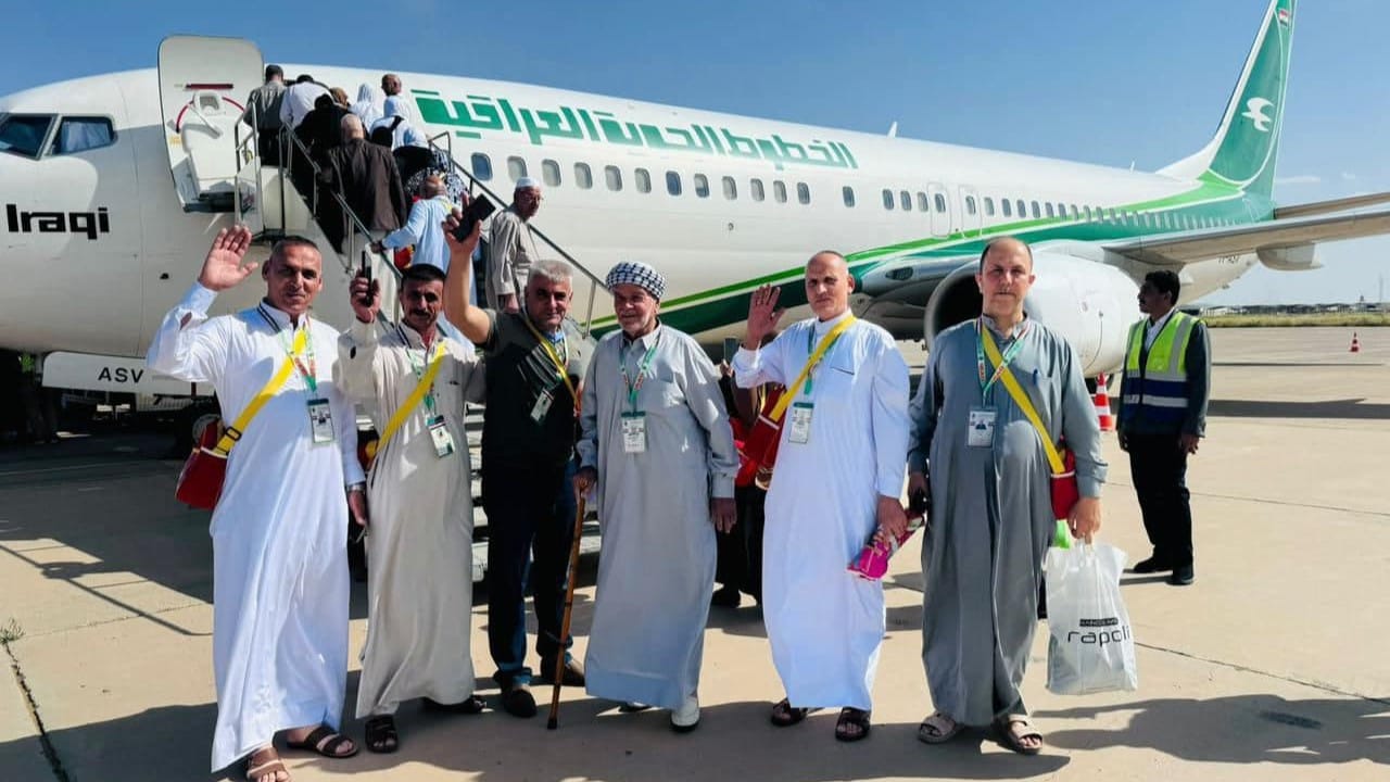 عێراق: 17 هەزار حەجخواز لە ڕێگەی گەشتی ئاسمانی گواستراونەتەوە سعوودیە