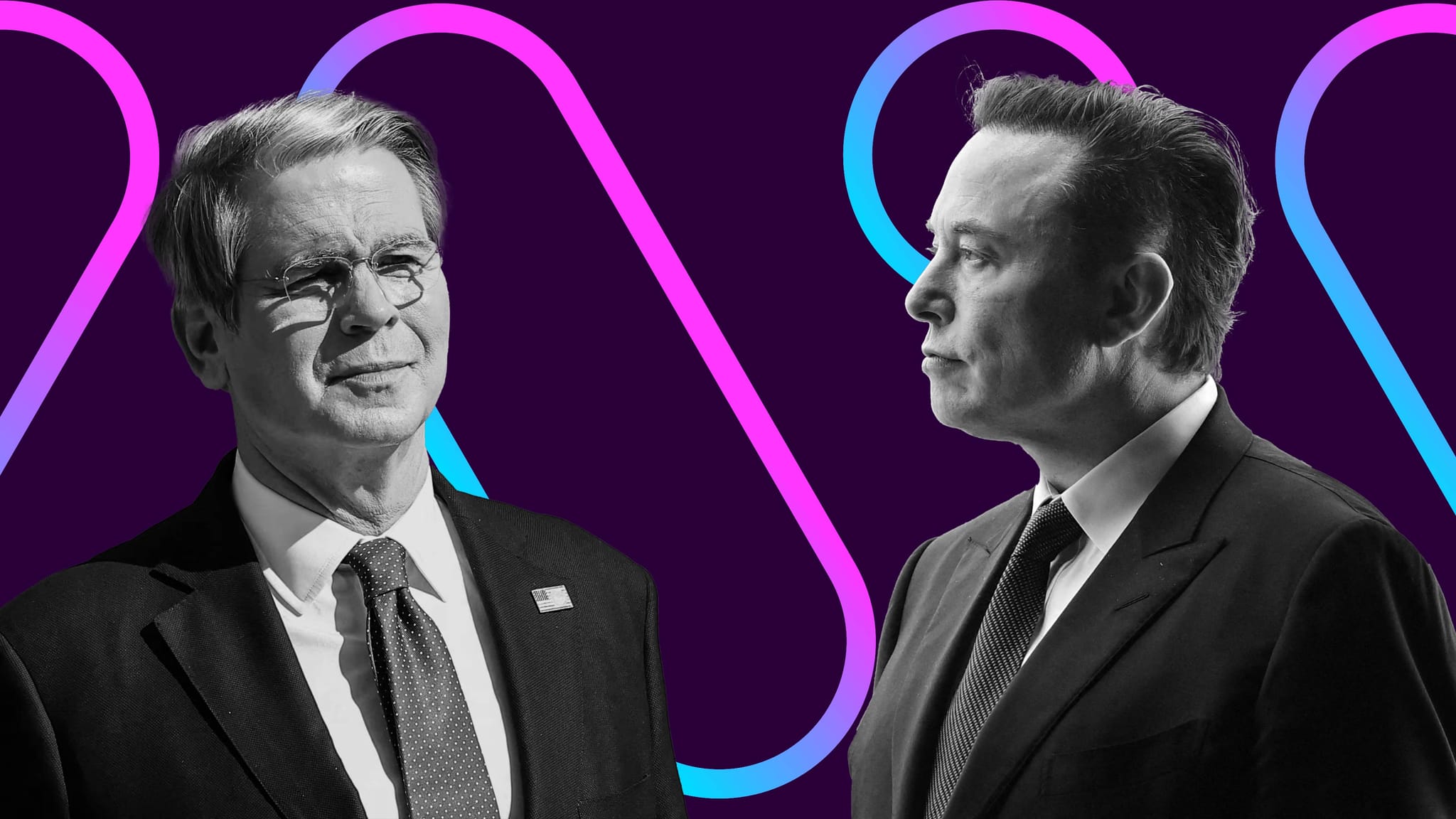 ئیلۆن ماسک و وەزیرێکی ئیدارەی ترەمپ لەیەکیان داوە