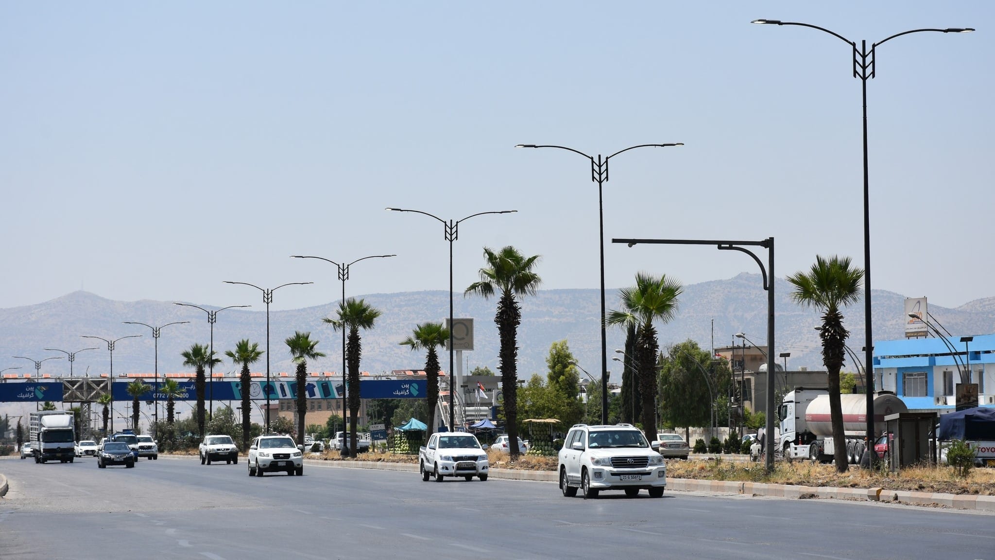 بە گوژمەی 249 ملیۆن دینار شاڕێیەکی سەرەکی لە سلێمانی ڕووناک دەکرێتەوە