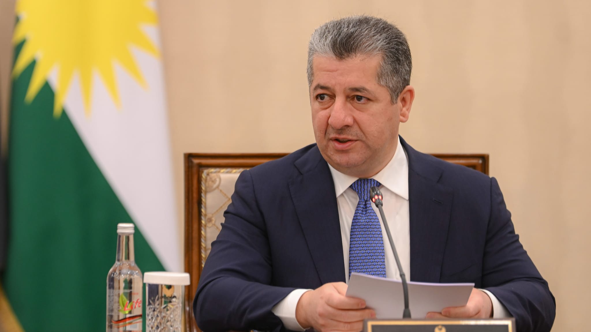 سەرۆکوەزیران مەسرور بارزانی هاوخەمی خۆی بۆ ڕووداوی فرۆکەکەی هیندستان دەردەبڕێت