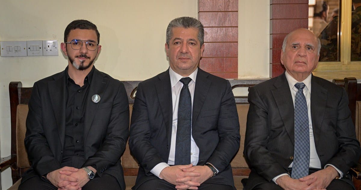 سەرۆکوەزیران مەسرور بارزانی بەشداریی پرسەی كەریم شنگالی دەكات