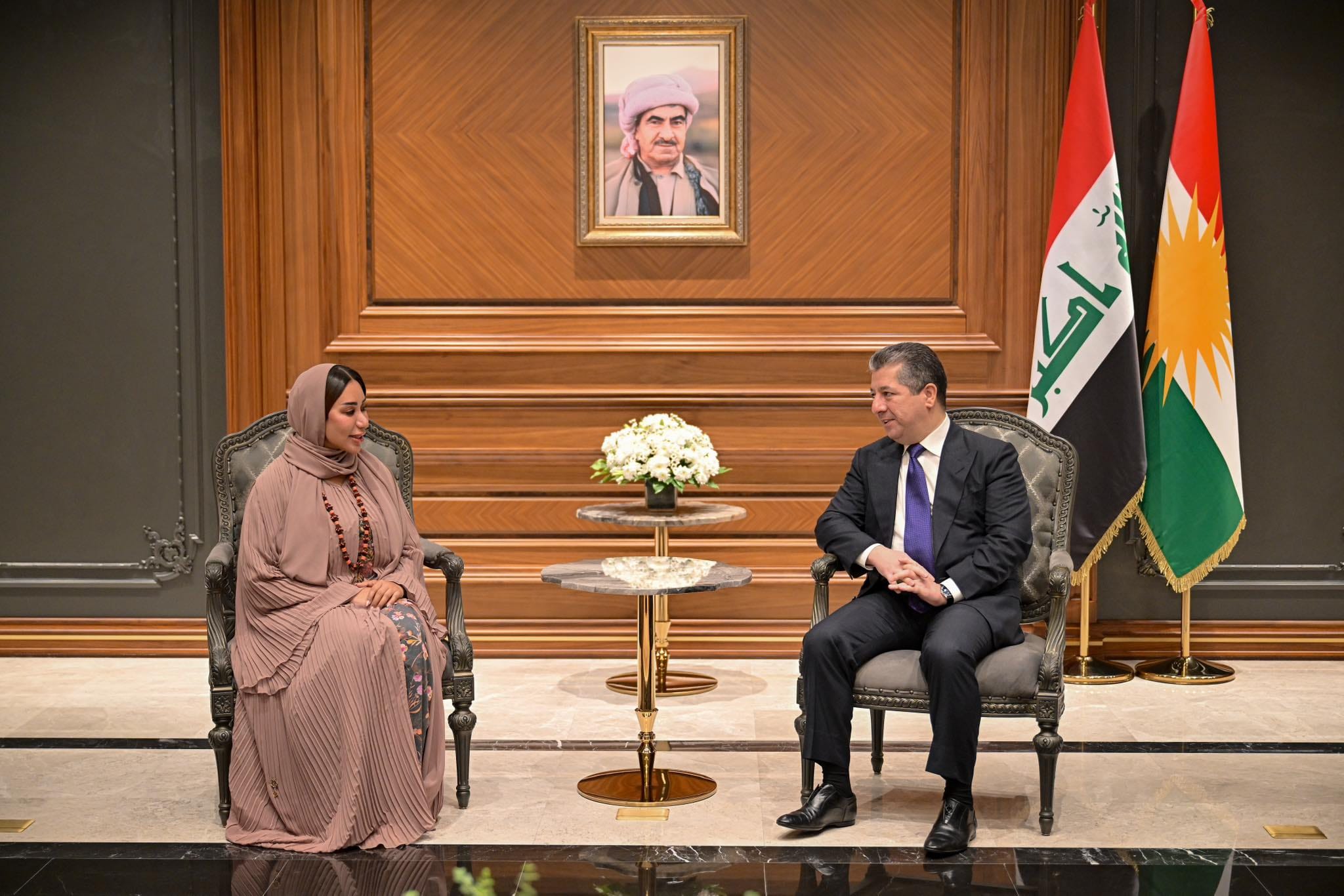 سەرۆکوەزیران بارزانی و هەڵسوڕێنەری کۆنسوڵخانەی ئیمارات پتەوکردنی پەیوەندییەکان دووپات دەکەنەوە