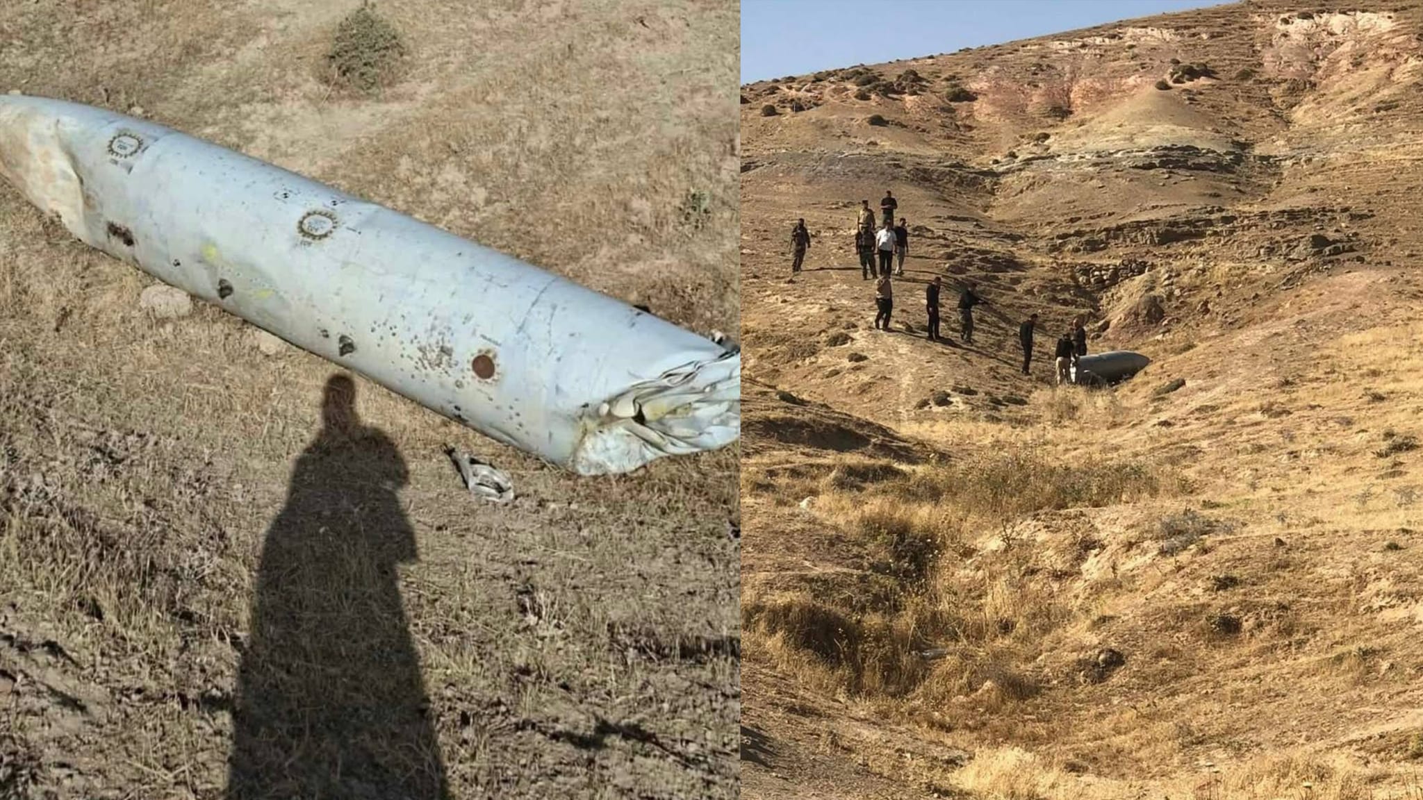 مووشەکێک لە ناوچەی قەرەداغی سلێمانی کەوتەخوارەوە