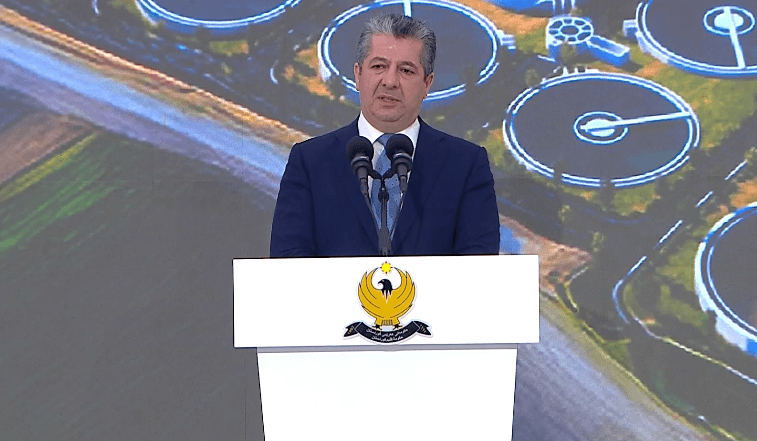 مەسرور بارزانی: پلانمان هەیە بۆ ڕیسایکلکردنی ئاوی قورس