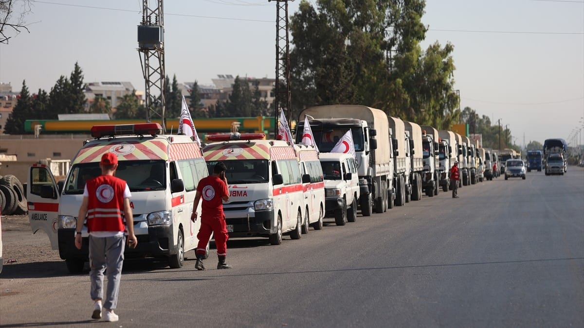 دوای پێکدادانە خوێناوییەکان، ئارامی دەگەڕێتەوە بۆ سوەیدا و یەکەم کاروانی هاوکاری دەگات