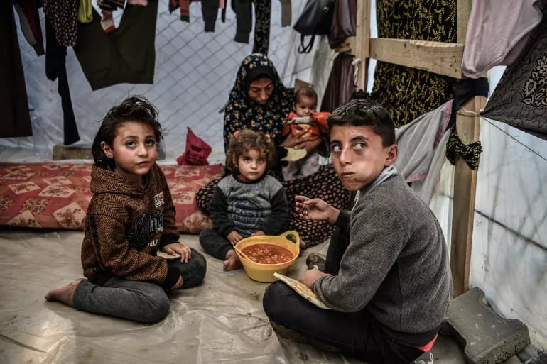 یونیسێف: بەدخۆراکی لە نێو منداڵانی غەززە گەیشتە ئاستێکی کارەساتبار