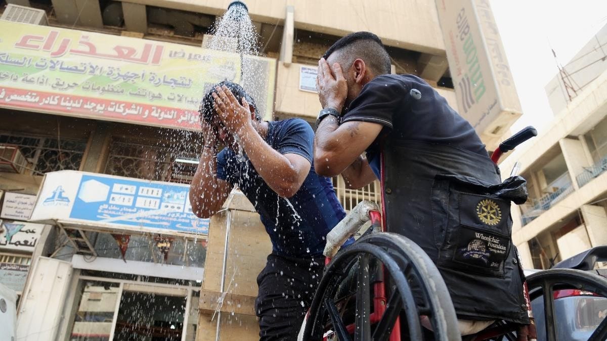 لە شەش پارێزگای عێراق پلەکانی گەرما دەگەنە نیوەی کوڵان