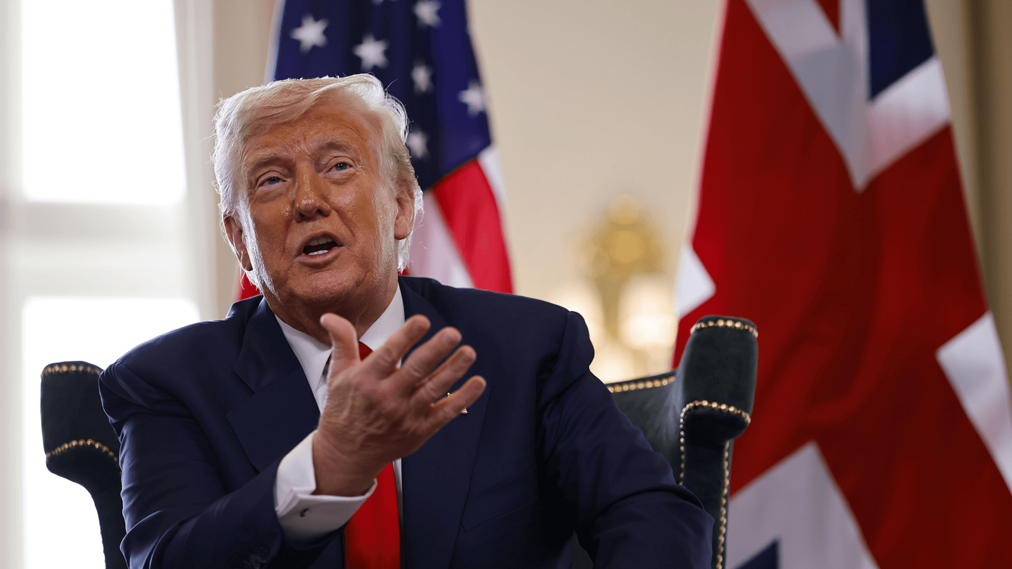 ترەمپ: ناوەندی خۆراک لە کەرتی غەززە دادەمەزرێنین