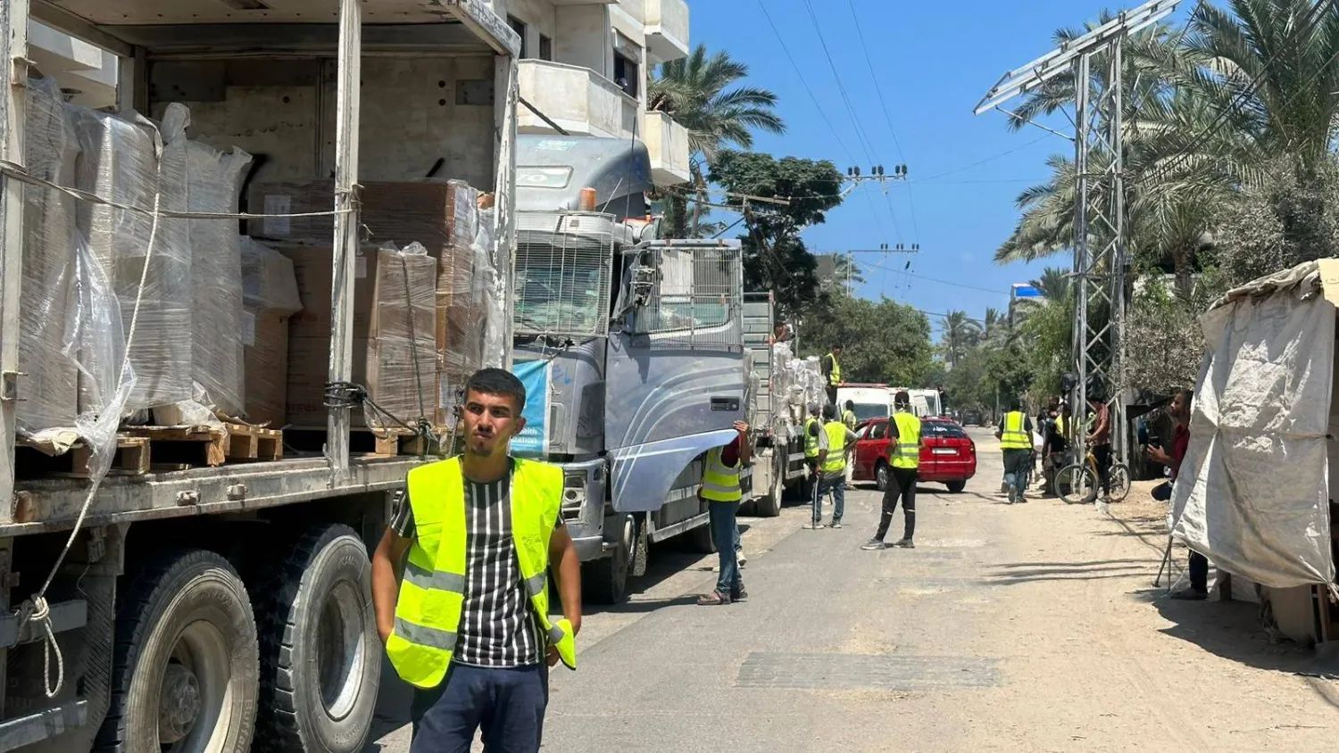 نەتەوە یەکگرتووەکان: شەش هەزار بارهەڵگری هاوکارییەکان لەدەرەوەی غەززە گیریان خواردووە