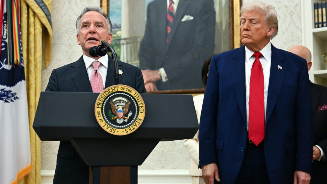 ترەمپ لەگەڵ نێردەکەی بۆ ڕۆژهەڵاتی ناوەڕاست دۆخی مرۆیی غەززەی تاوتوێی کرد