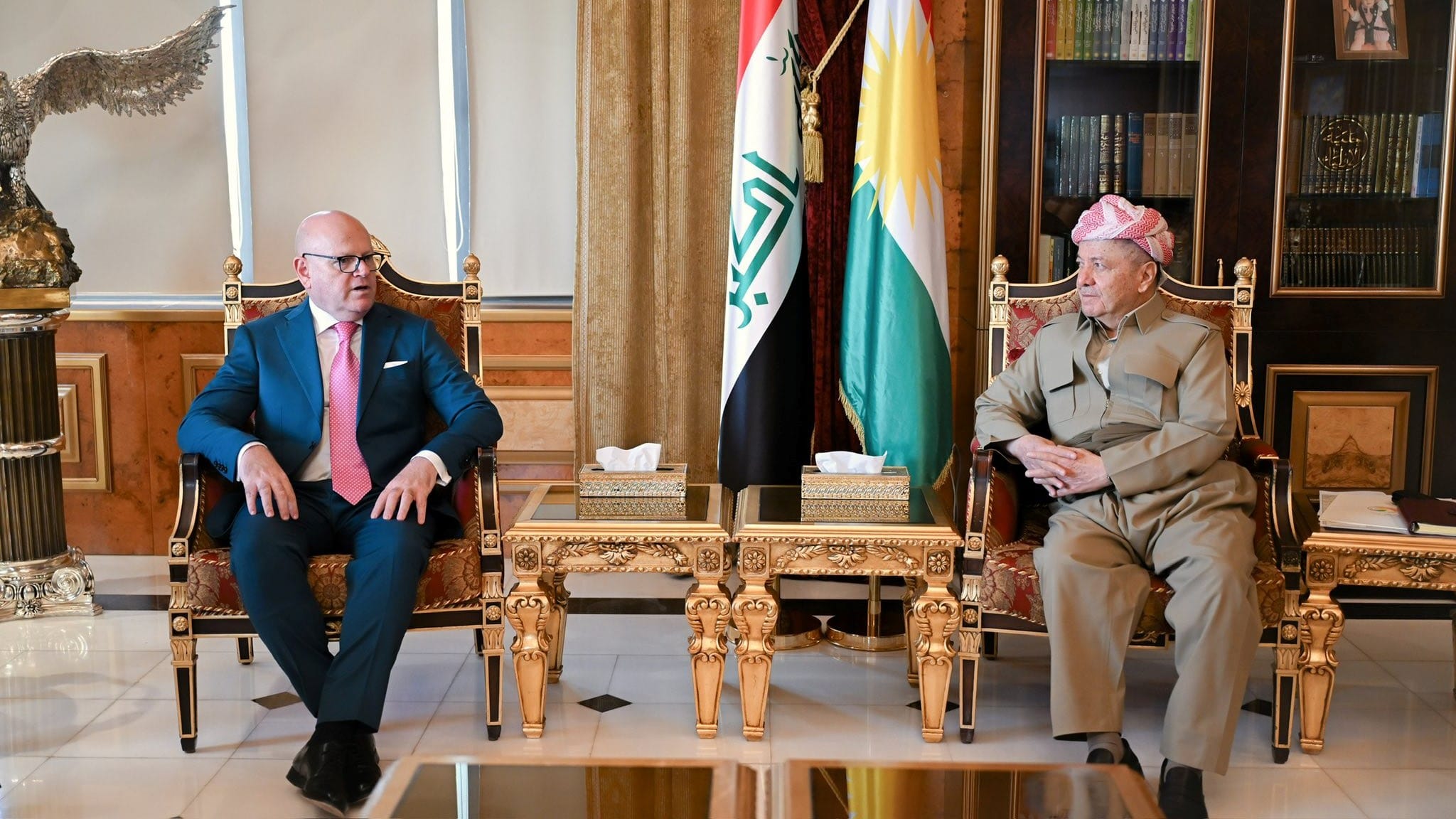 سەرۆك بارزانی: پشتیوانییەکانی ئیتاڵیا بۆ هەرێمی کوردستان لەبیر ناکەین