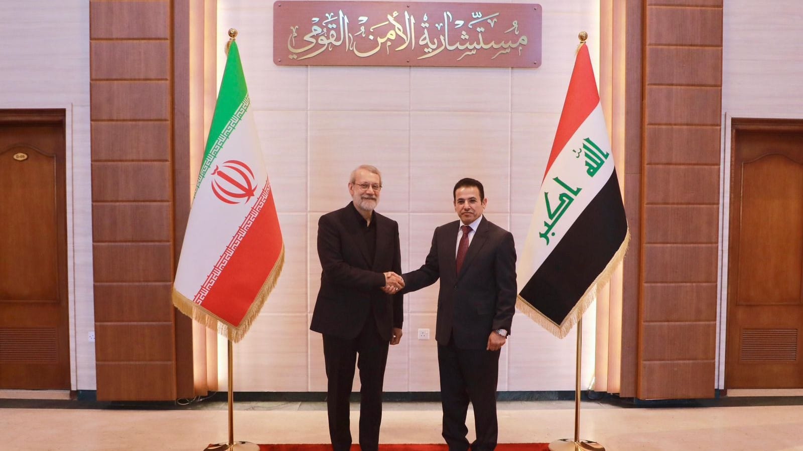 ئەعرەجی و لاریجانی لەبارەی ئاسایشی هەرێم و ڕێککەوتنی ئەمنی کۆبوونەوە